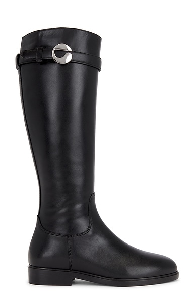 Isabel Marant Ashby Goatskin Suede Leather Ankle Boots in Black FWRD