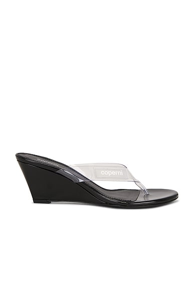 Coperni Wedge Sandal in Clear