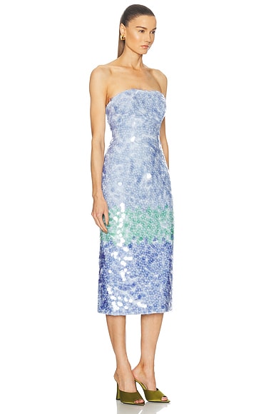 navy mini dress casual Carmel Color:Pale Blue Jacquard The reason why Meghan lace floral gown