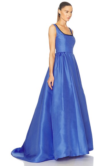 prom dresses light blue Beautiful Strapless Long Satin With Pockets 100 Bridesmaid Dresses for Size:M/10 ap21Idx:18135