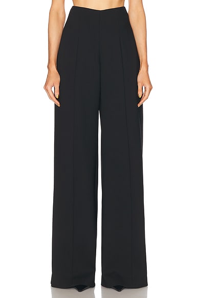 Carolina Herrera Wide Leg Pant in Black