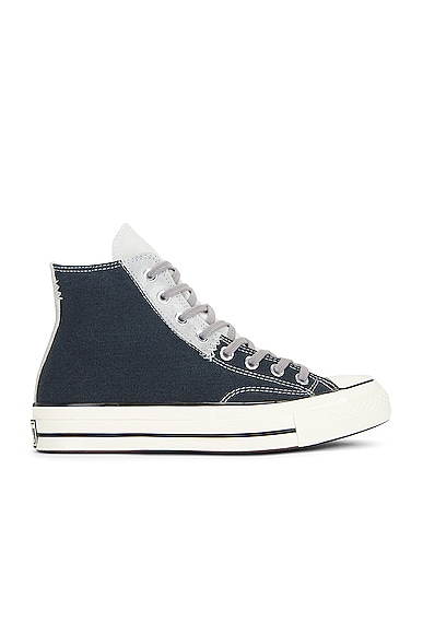 Converse Chuck 70 Mixed Materials in Black, Fossilized, & Totally Neutral