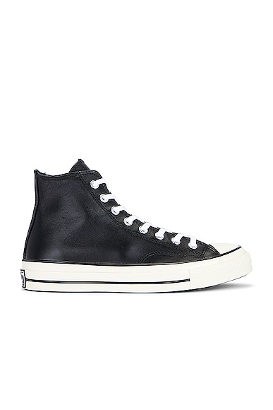 Converse Chuck 70 Leather in Black, White, & Egret