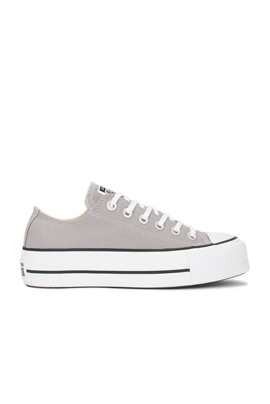 Converse Chuck Taylor All Star Lift in Totally Neutral, White, & Black