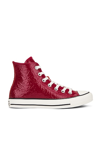 High Top Chuck Taylor All Star Crinkle Leather Sneaker