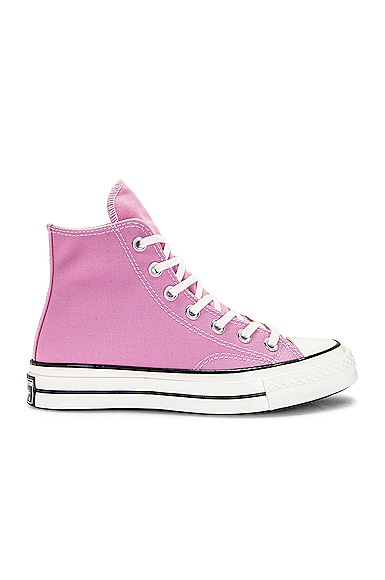 Converse Chuck 70 Sneaker in Amber Pink, Egret, & Black | FWRD