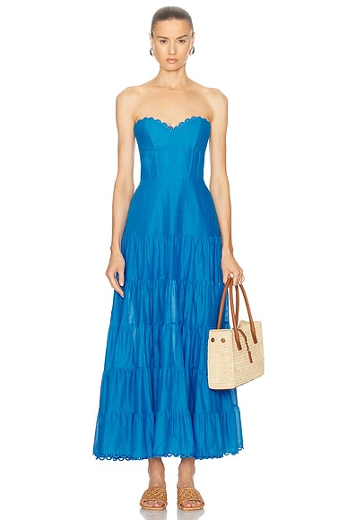 A.L.C. Aubrey Dress in Coastal Blue FWRD