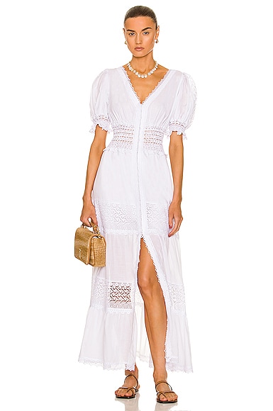Charo Ruiz Ibiza Clemence Maxi Dress in White