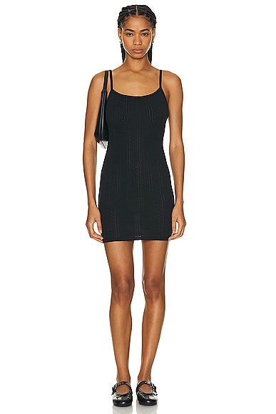 Cou Cou Intimates The Picot Dress in Black