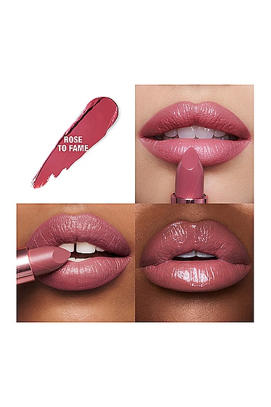 Shop Charlotte Tilbury K.i.s.s.i.n.g Lipstick In Rose To Fame