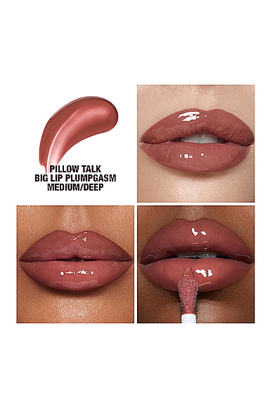 Charlotte Tilbury Pillow Talk Big Lip Plumpgasm In Medium & Deep