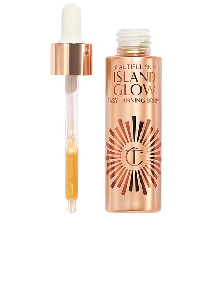 Charlotte Tilbury Beautiful Skin Island Glow Easy Tanning Drops in Tan & Deep