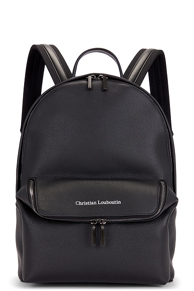 Christian Louboutin Nostalgic Backpack Calf Empire in Black