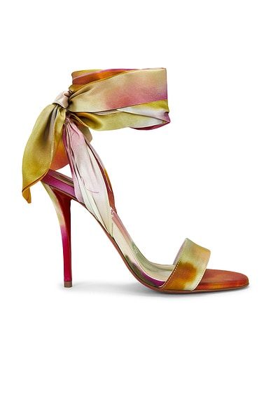 Christian Louboutin Miss Z Sandal Du Desert 100 Sandal in Multi