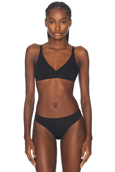 Cotton Wireless Triangle Bralette