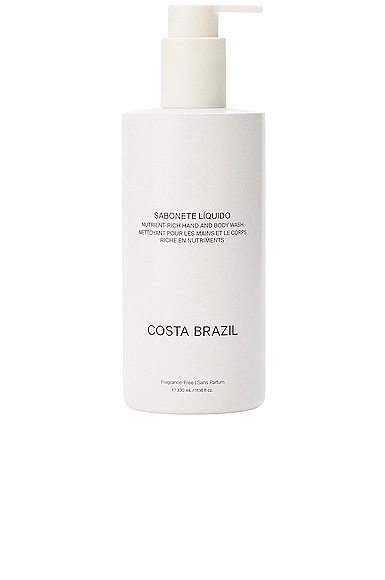 Costa Brazil Fragrance Free Hand And Body Wash 330ml In N,a