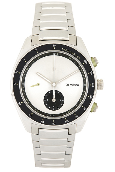 D1 Milano Cronografo 40mm Watch in Essential White