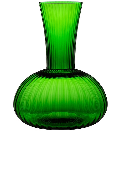 Dolce & Gabbana Casa Carretto Murano Glass Wine Decanter in Green