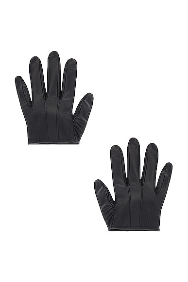 Cropped Leather Gloves