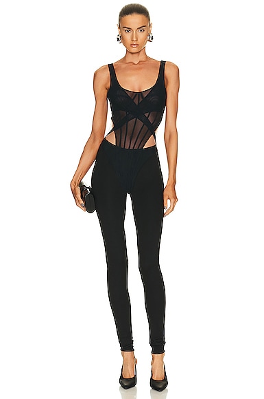 インナー・ルームウェアその他 DAVID KOMA Asymmetrical body Black Bodysuits – David Koma