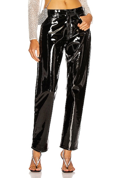Patent Leather Loose Trouser
