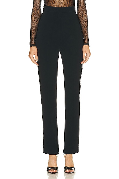 Lace Side Panel Skinny Pant