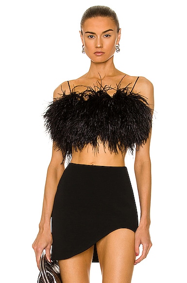 Feather Bra Top
