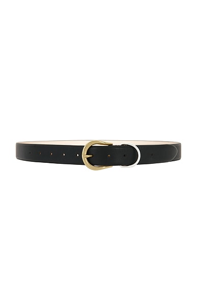 Hollyhock Single Ring Men's Grained Leather Belt