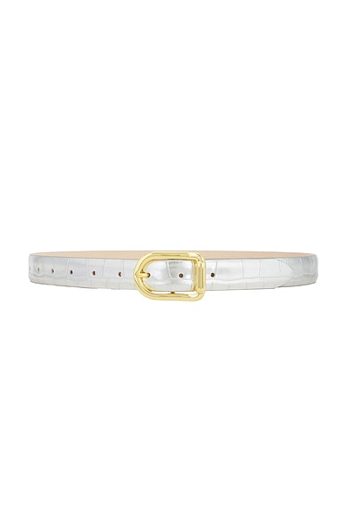 Mija Mirror Croc Belt