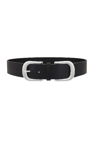 Dehanche The Charley Belt In Black & Silver