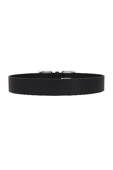 Shop Dehanche The Charley Belt In Black & Silver
