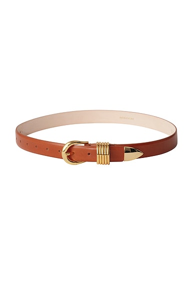 DEHANCHE Hollyhock Belt in Terre & Gold