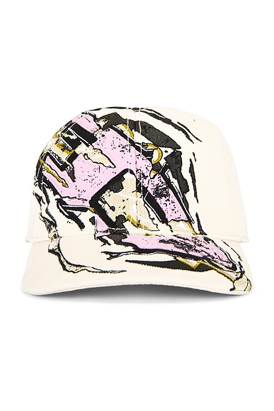 Diesel C-Eiffel Cap in Medium & White