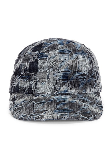 Diesel Pied Cap in Blue