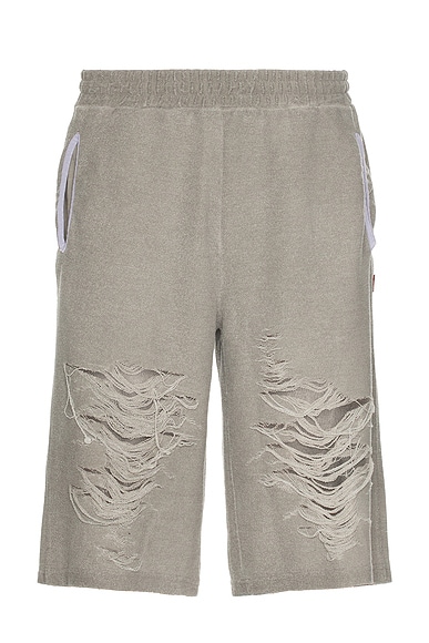 Fear of God French Terry Basketball Shorts in Heather Grey Fear of God French Terry Basketball Shorts in Heather Grey