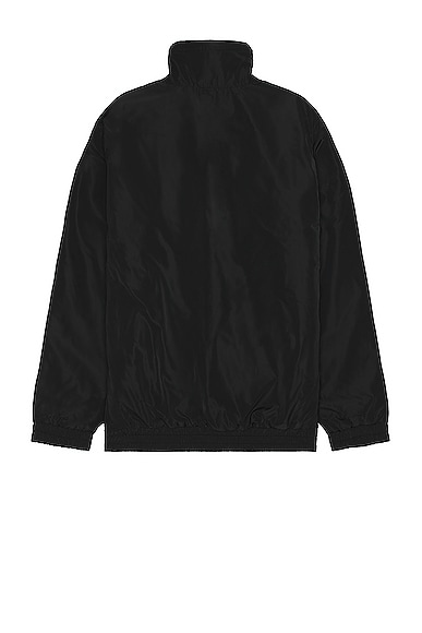 Shop Diesel Ovady Polar Fleece Track Jacket In Black