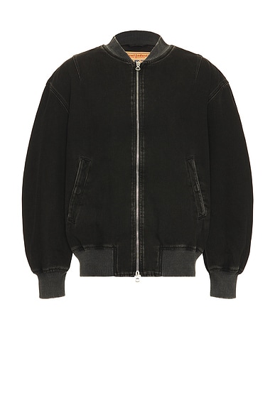 Balenciaga Racer Jacket in Sunbleached Black | FWRD