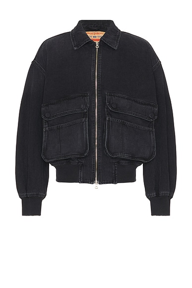 Diesel Kurz Jacket in Black