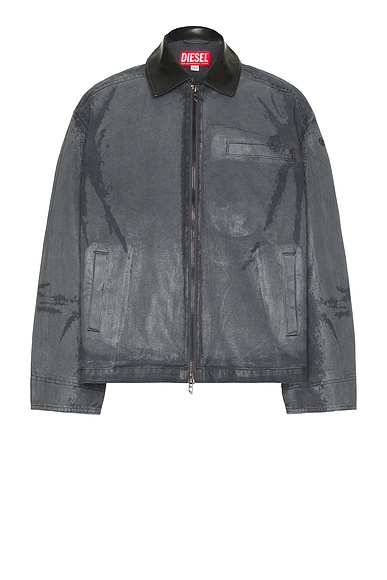 Diesel J-Livery Jacket in Gravel Grey