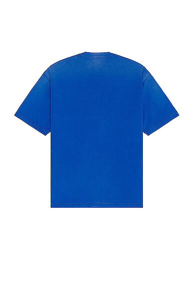 Shop Diesel Wash T-shirt In Classic Blue