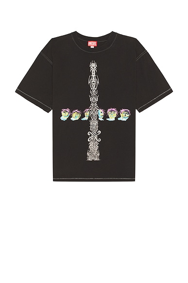 関税送料込【DIESEL】ディーゼル JAS BOX Tシャツ Diesel JAS BOX Tシャツ - Multi | FWRD