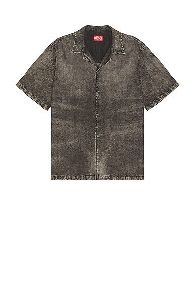 Diesel D-Nabil Shirt in Black & Denim