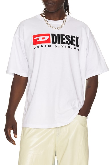 Diesel T-boxt-div T-shirt in White