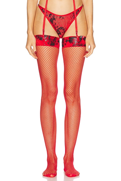 x SAVAGE FENTY by RIHANNA Thigh High Stockings