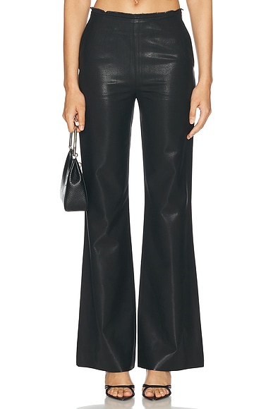 Diesel Wide Leg Pant in Deep & Black