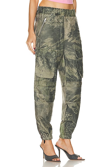 Shop Diesel Cargo Pant In Camouflage