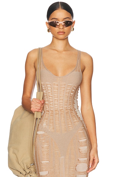 Diesel Tank Top in Brown