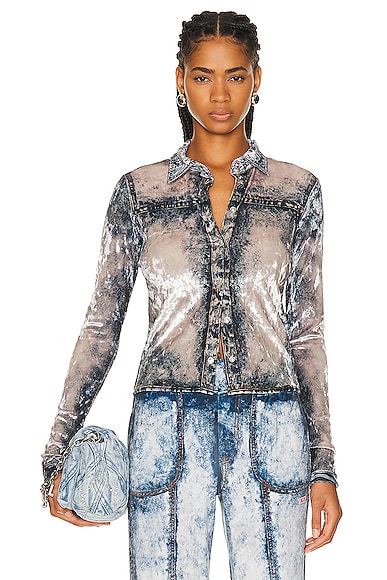 Acne studios online estefani blouse