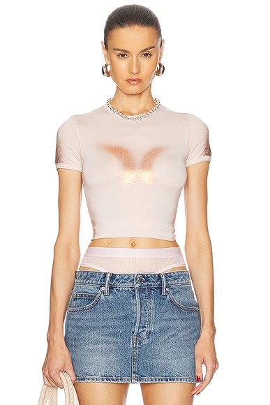 Diesel Fitted T-Shirt in Violet