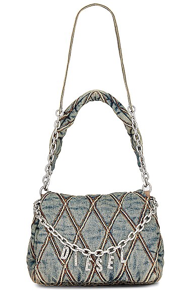 Denim w/ charm shoulder bag - Diesel - Women